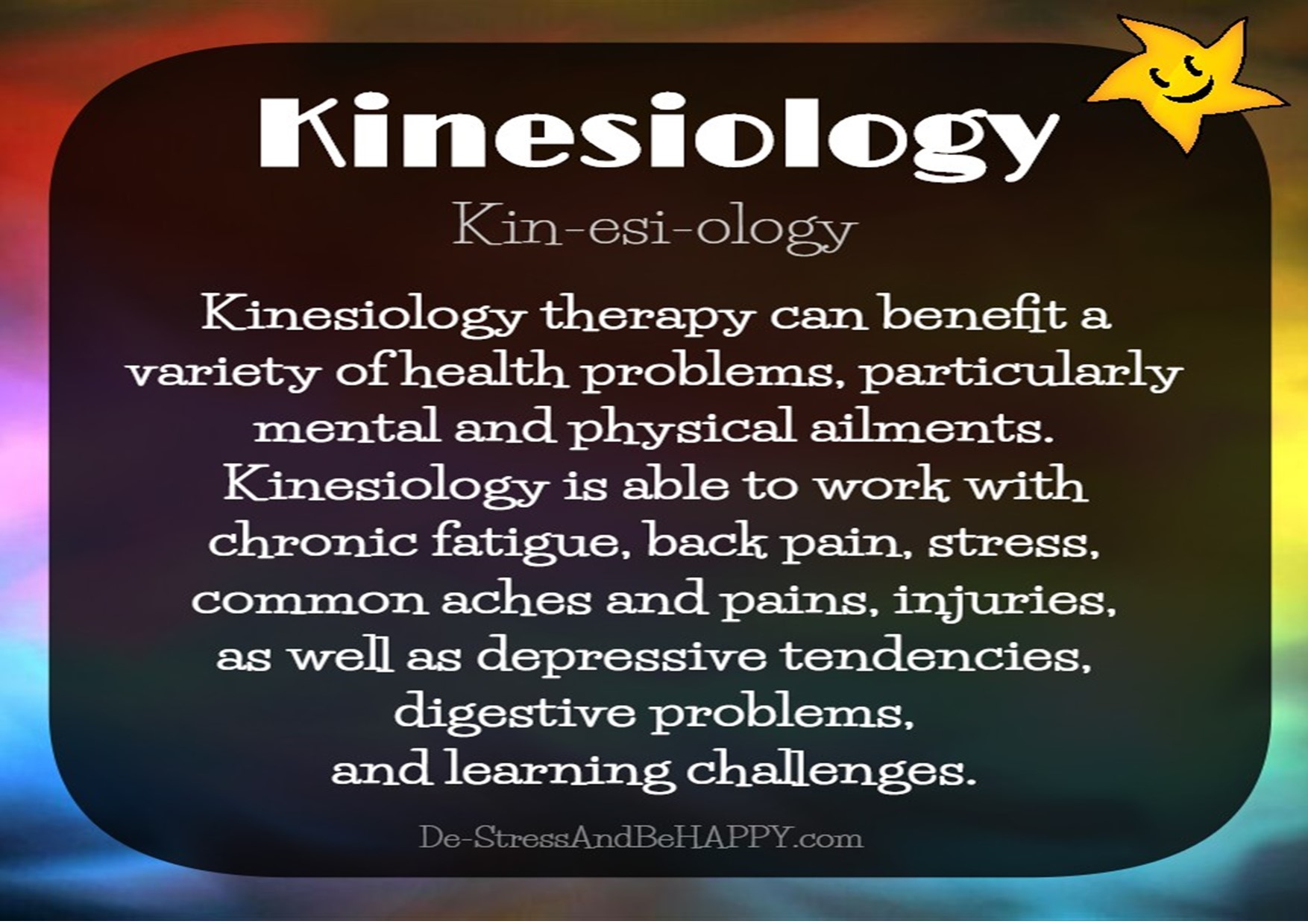 Benefits of kinesiology, star logo