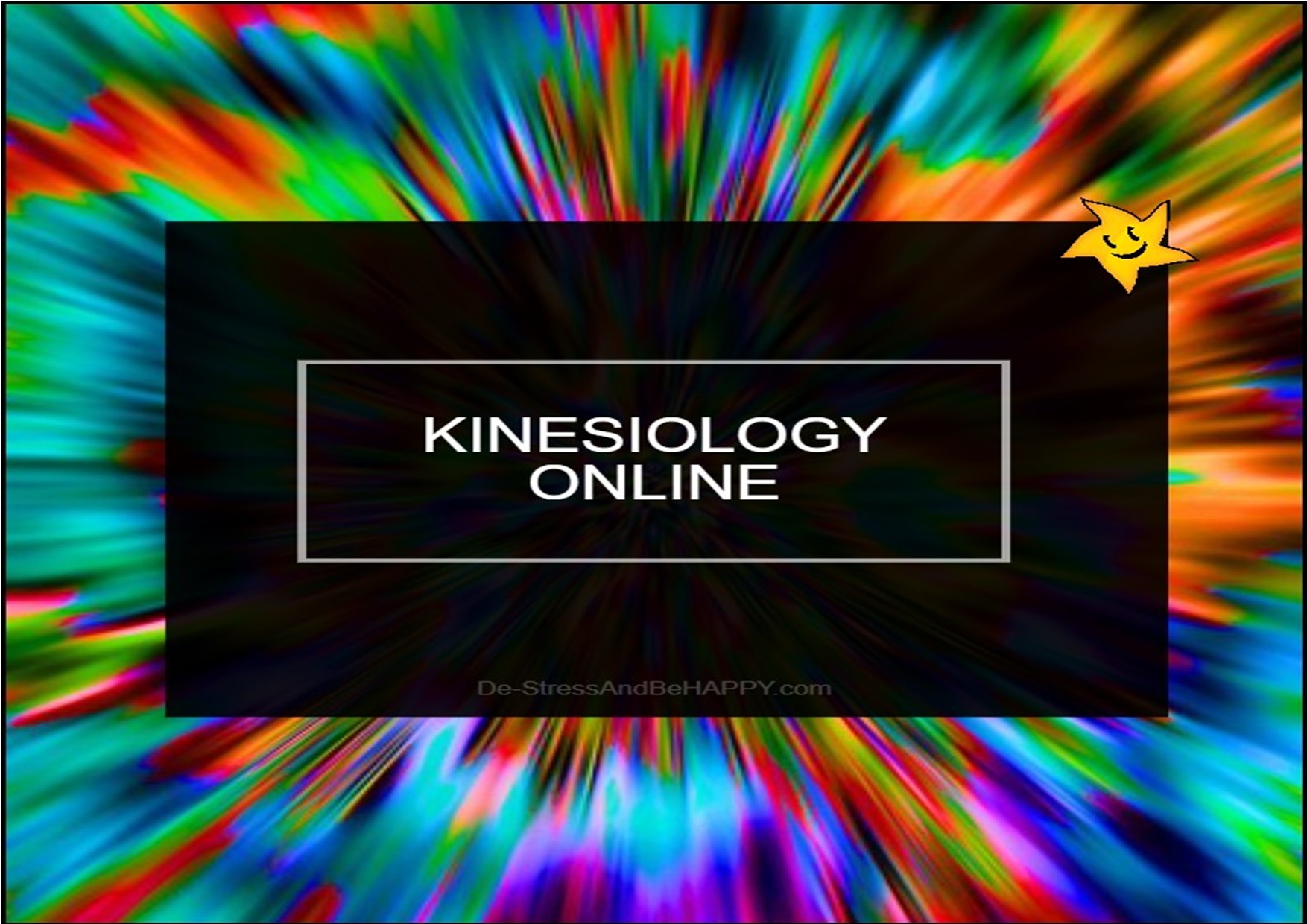 Abstract background, kinesiology online, website information
